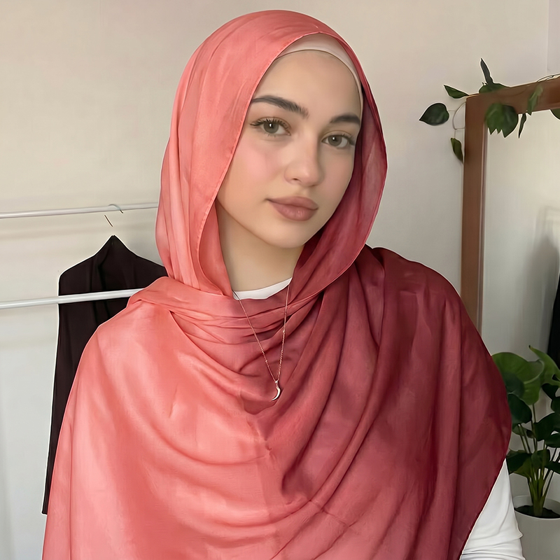 ファッションムスリムヒジャブオンブレスカーフソフトで快適なヘ - Women'S Fashion Headbands のレビューと価格