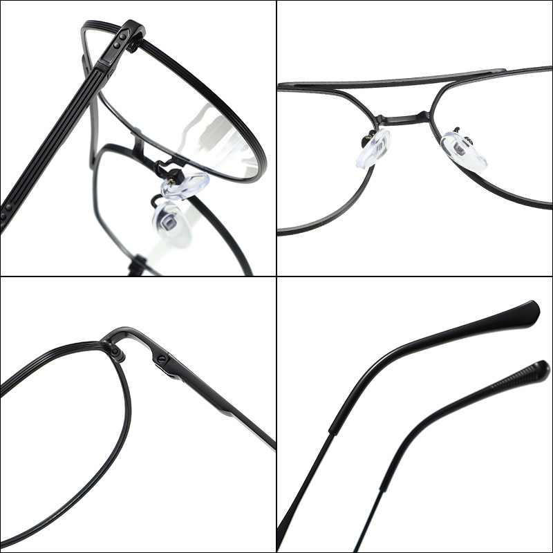 DDDLONG レトロパンクファッションパイロットフォトクロ - Women'S Fashion Eyeglasses のレビューと価格