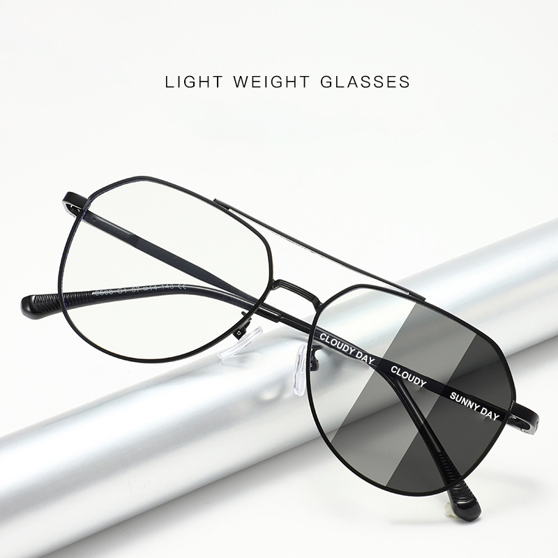 DDDLONG レトロパンクファッションパイロットフォトクロ - Women'S Fashion Eyeglasses のレビューと価格