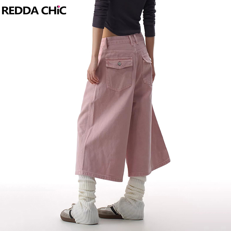 REDDACHiC ピンクカーゴジーンズショートパンツ女性夏 - Denim Shorts Women のレビューと価格