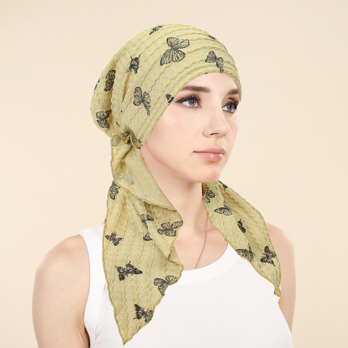 女性用ムスリムヒジャブキャップ、ソフトで伸縮性のあるロングテ - Women'S Fashion Headbands のレビューと価格