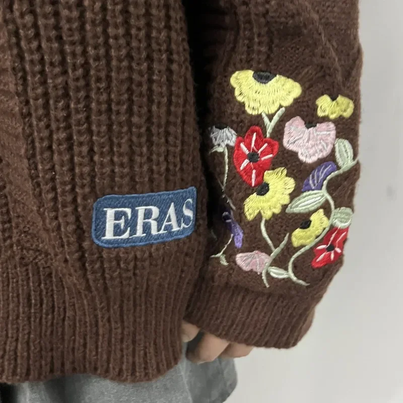 時代-女性のニットフラワー刺繍カーディガン、プラスサイズのセ - Kimono Cardigan Women のレビューと価格