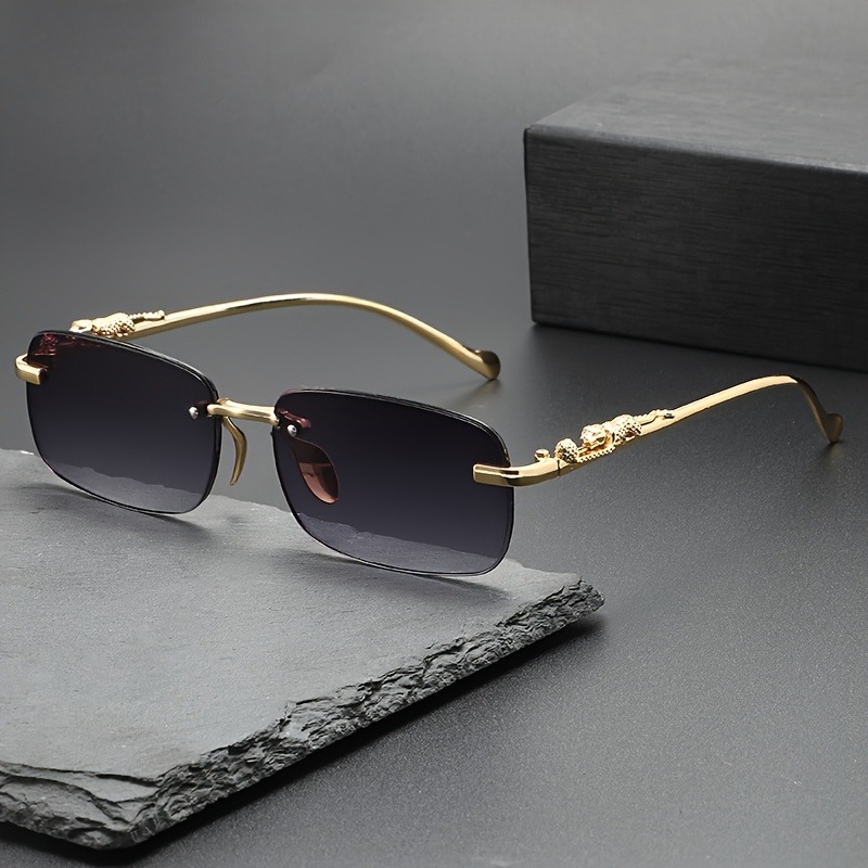 ファッションリムレスメタルサングラス男性女性人気サングラス男 - Women'S Fashion Eyeglasses のレビューと価格