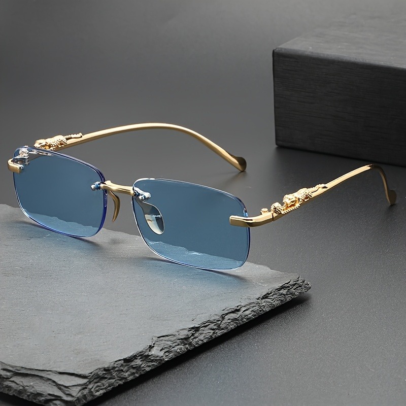 ファッションリムレスメタルサングラス男性女性人気サングラス男 - Women'S Fashion Eyeglasses のレビューと価格