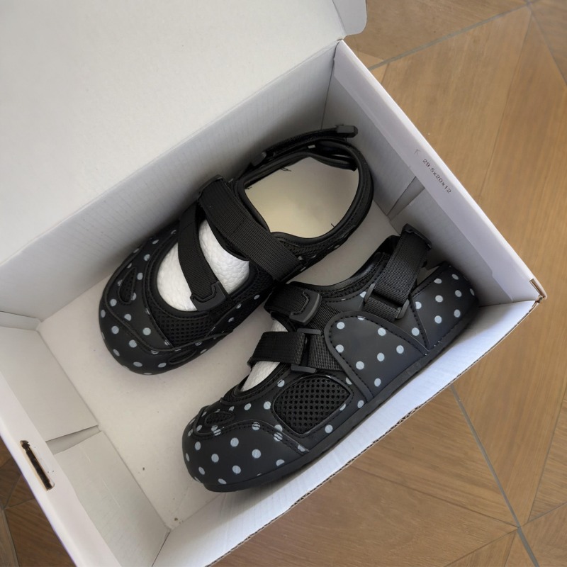 ファッション女性用サンダル ベルクロポルカドット中空通気性女 - Women'S Fashion Velcro Sneakers のレビューと価格