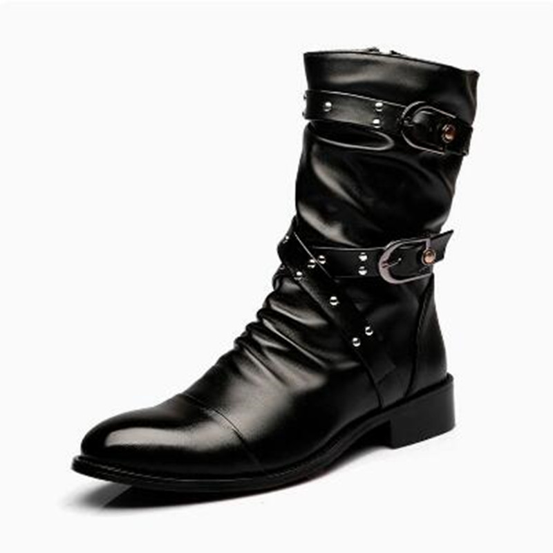 ファッションメンズレザー高品質ミッドチューブブーツクラシック - Women Fashion Youtube のレビューと価格