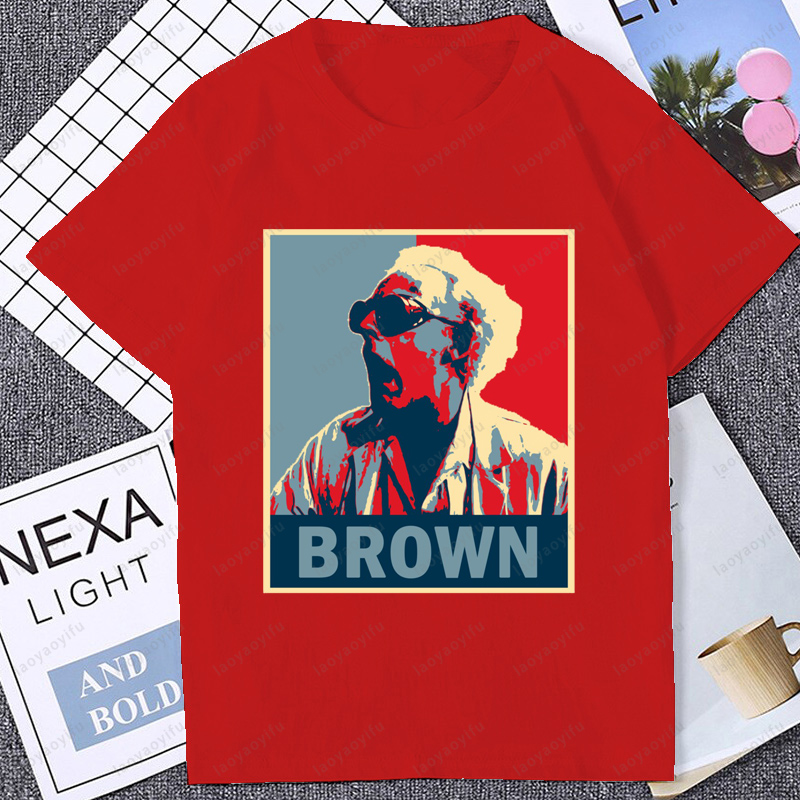 バック・トゥ・ザ・フューチャークラシックブラウン Tシャツ半 - Women Fashion 80S のレビューと価格