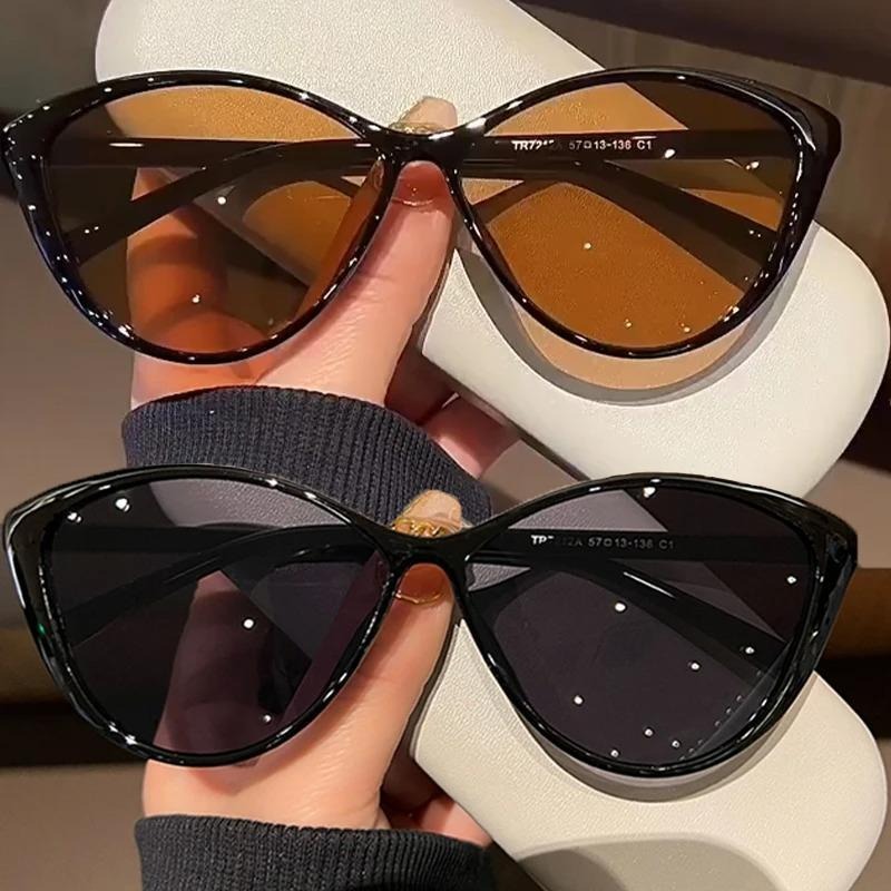 1Pc レトロフレームキャットアイサングラス女性トレンディヴ - Women'S Fashion Eyeglasses のレビューと価格