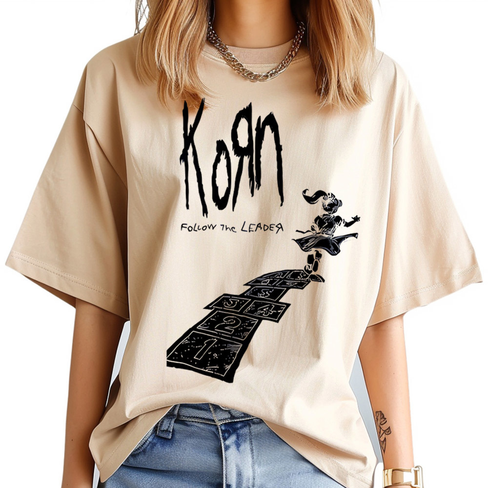 Korn Tシャツ女性韓国ファッション日本面白いTシャツかわ - Women Fashion 80S のレビューと価格